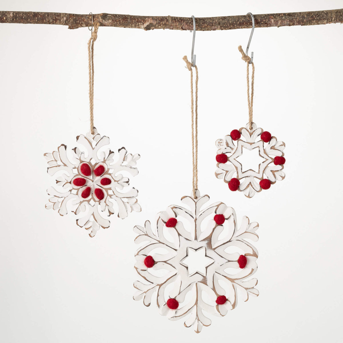 Distressed Snowflake | Ornament