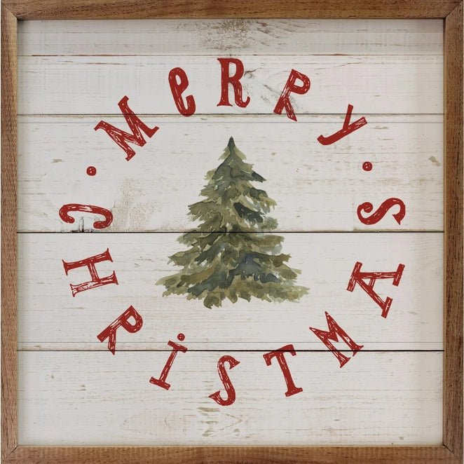 Merry Christmas Tree | Wall Art