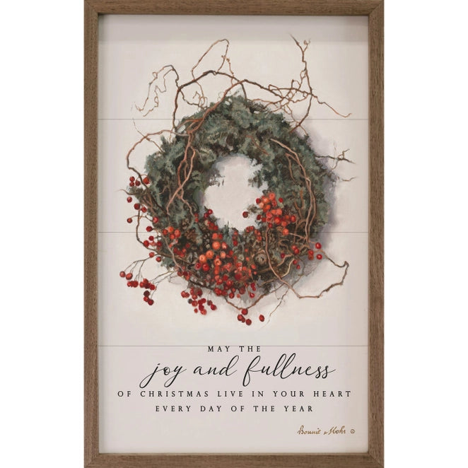 Joy &amp; Fullness of Christmas | Wall Art