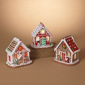 Gingerbread House | Lighted | 8.5&quot;