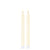 Taper Candle | Ivory Twisted Wax | Battery Operated