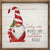 Candy Cane Wishes Gnome | Wall Art