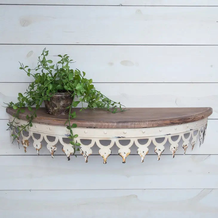 Farmhouse, Distressed Accent Shelf