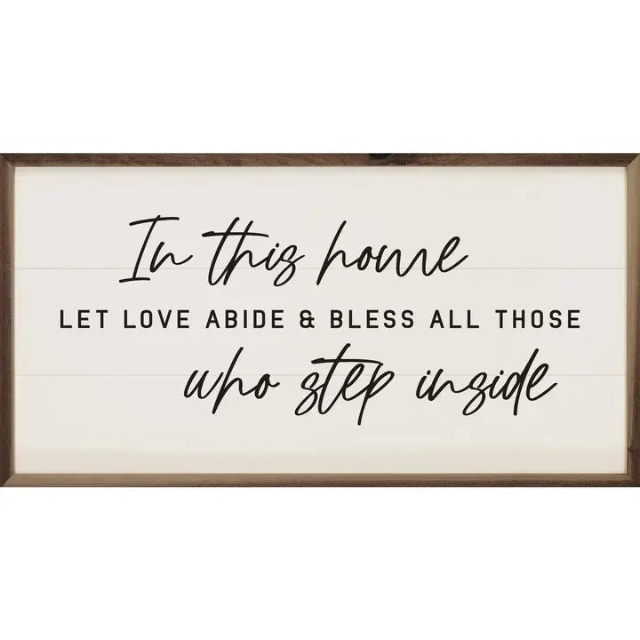 Bless All Those Who Step Inside | Wall Art