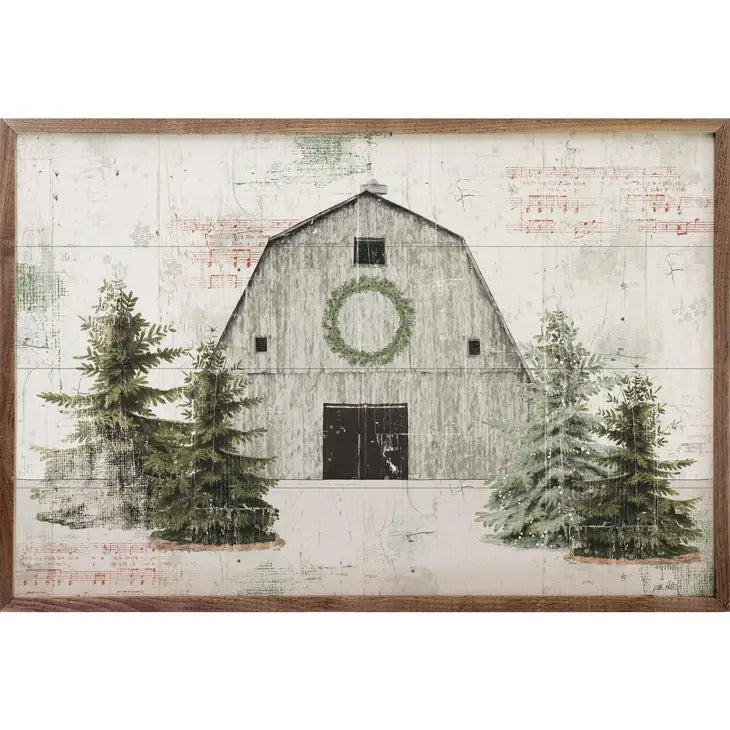 Barn in Winter | Wall Art