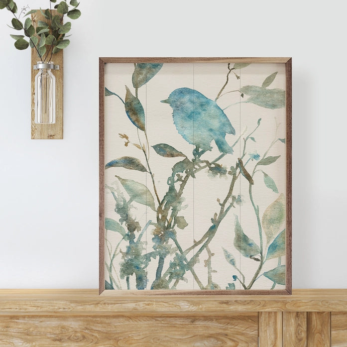 Blue Bird Watercolor | Wall Art
