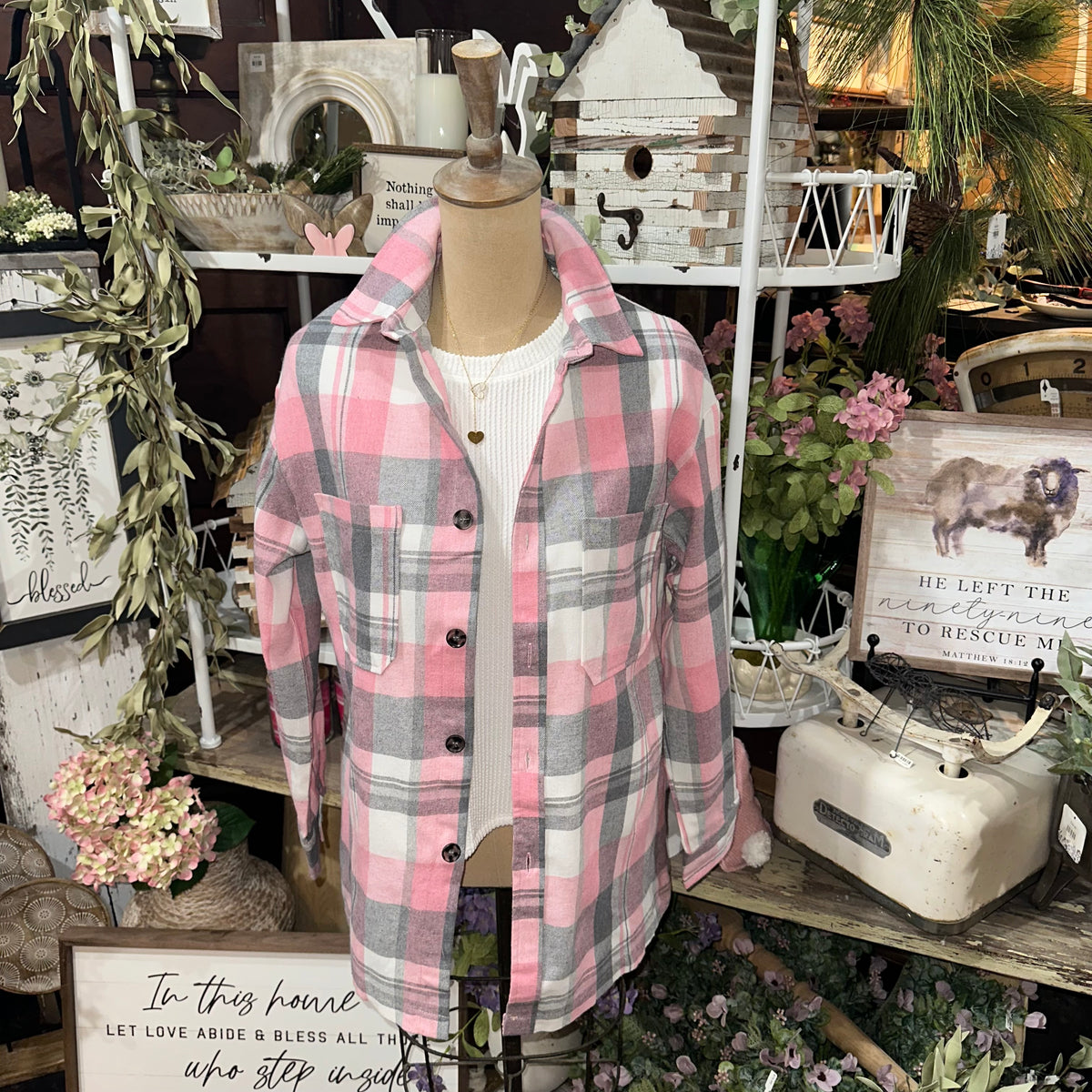 Spring Flannel | Pink