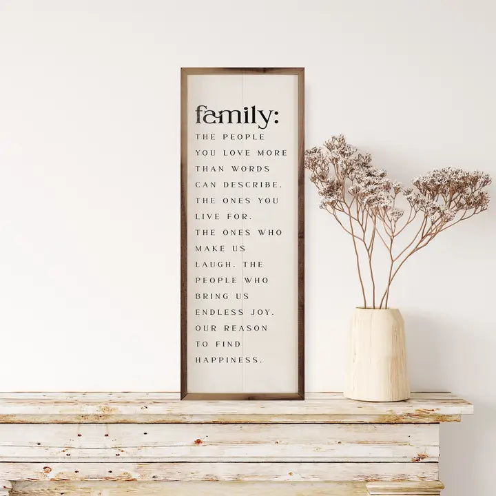 Family | White | Wall Art