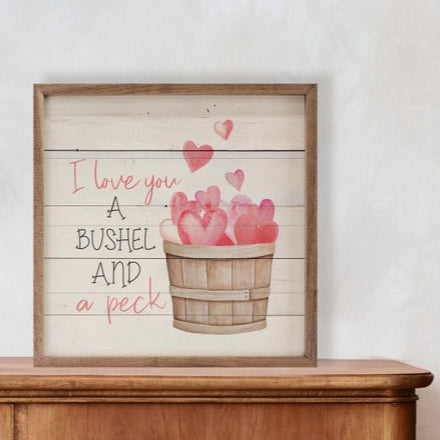 I Love You A Bushel And A Peck | Wall Art