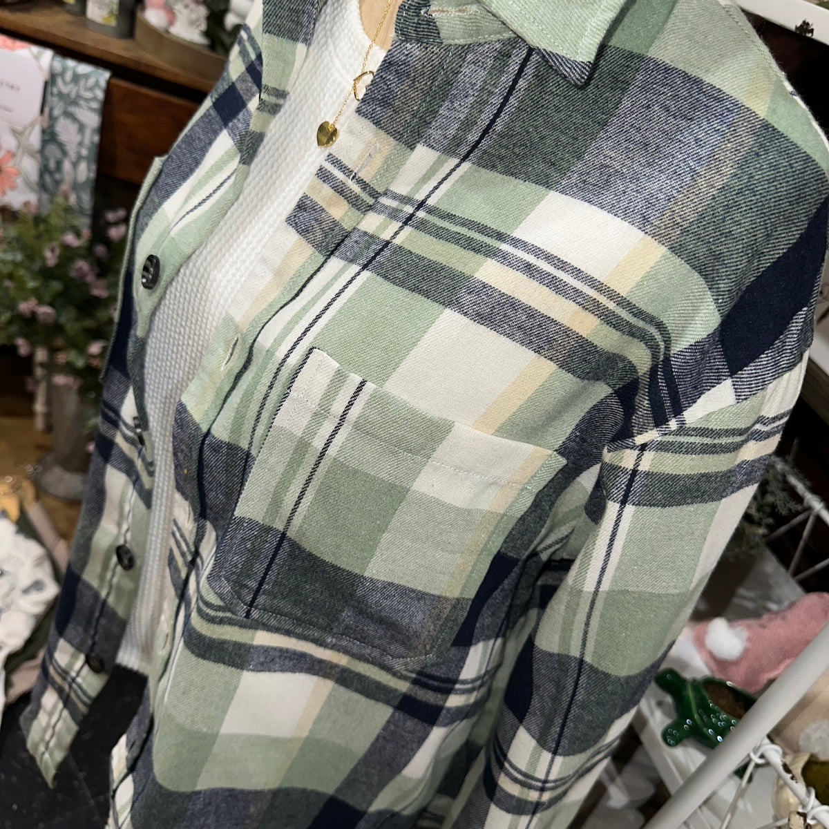 Spring Flannel | Green