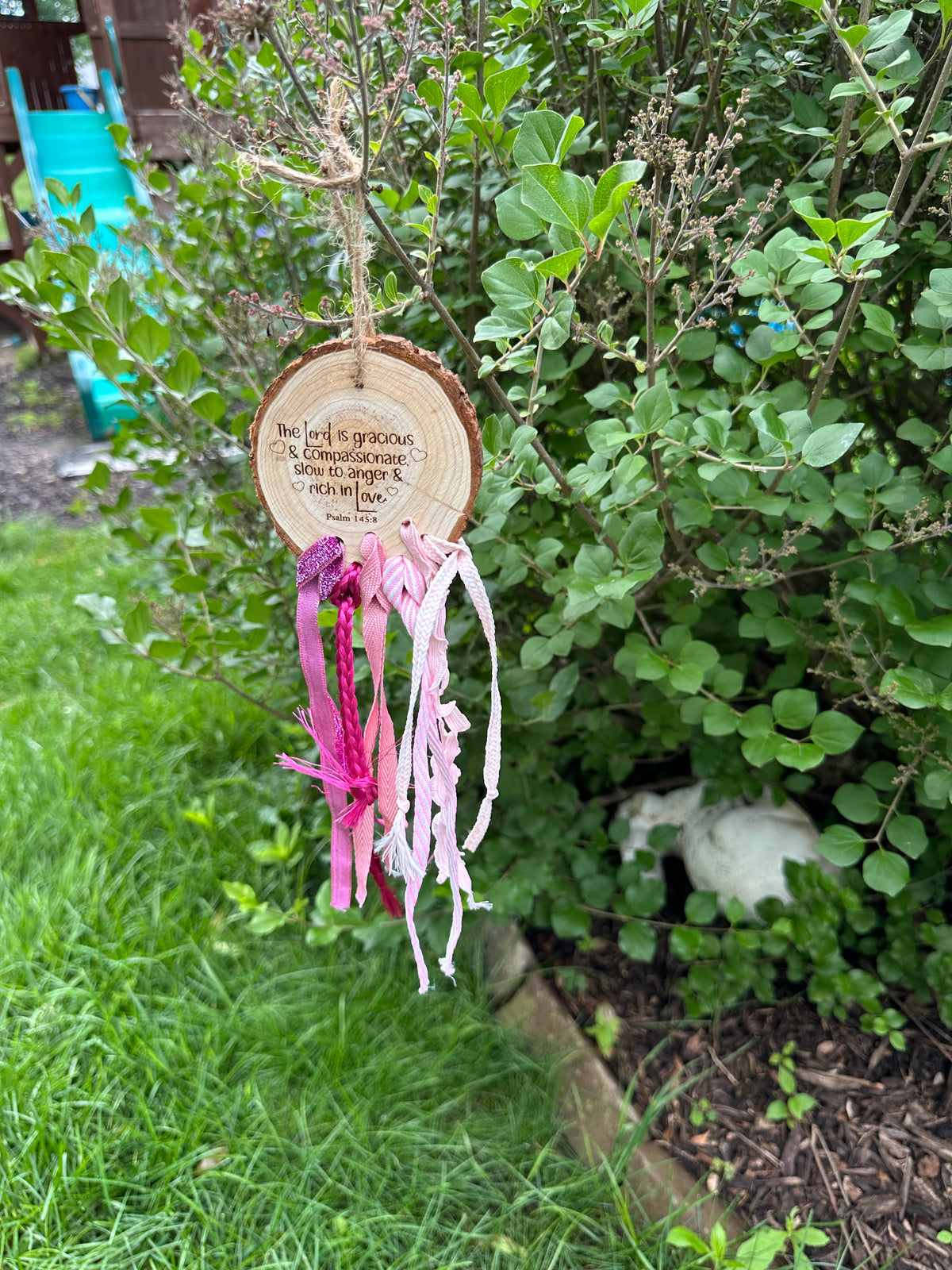 The Lord is Gracious | Handmade Wood Hanger