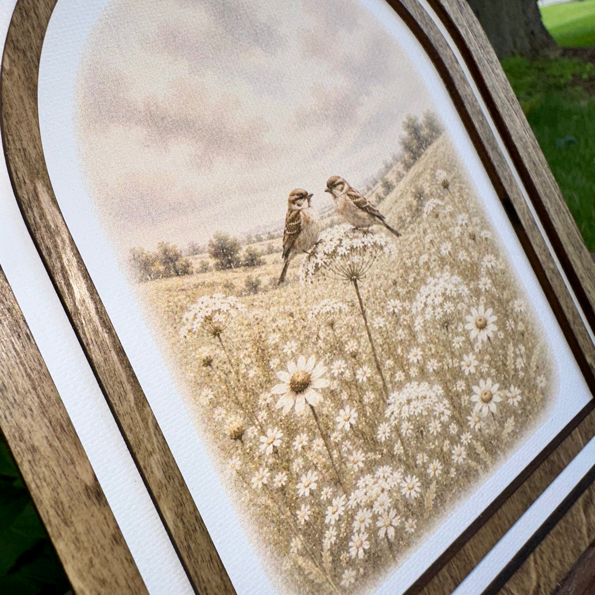 Meadow Sparrows | Canvas Artwork
