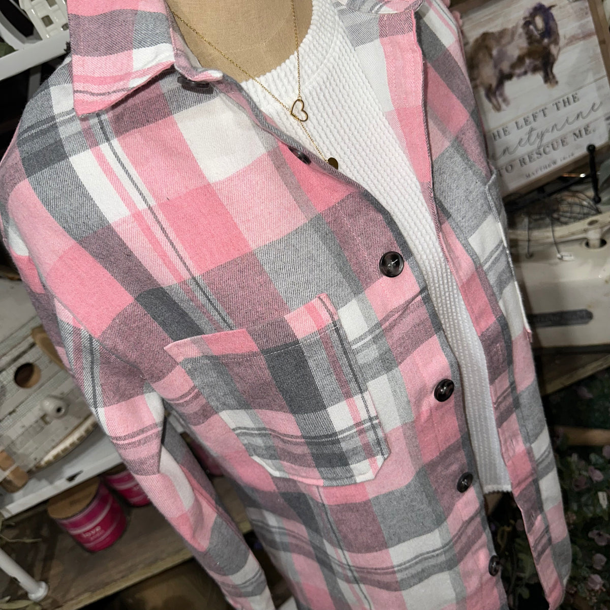 Spring Flannel | Pink