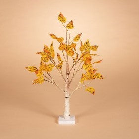 Tabletop Fall Birch Tree | Battery Operated