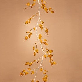 Fall Leaves Lighted Garland | Electric