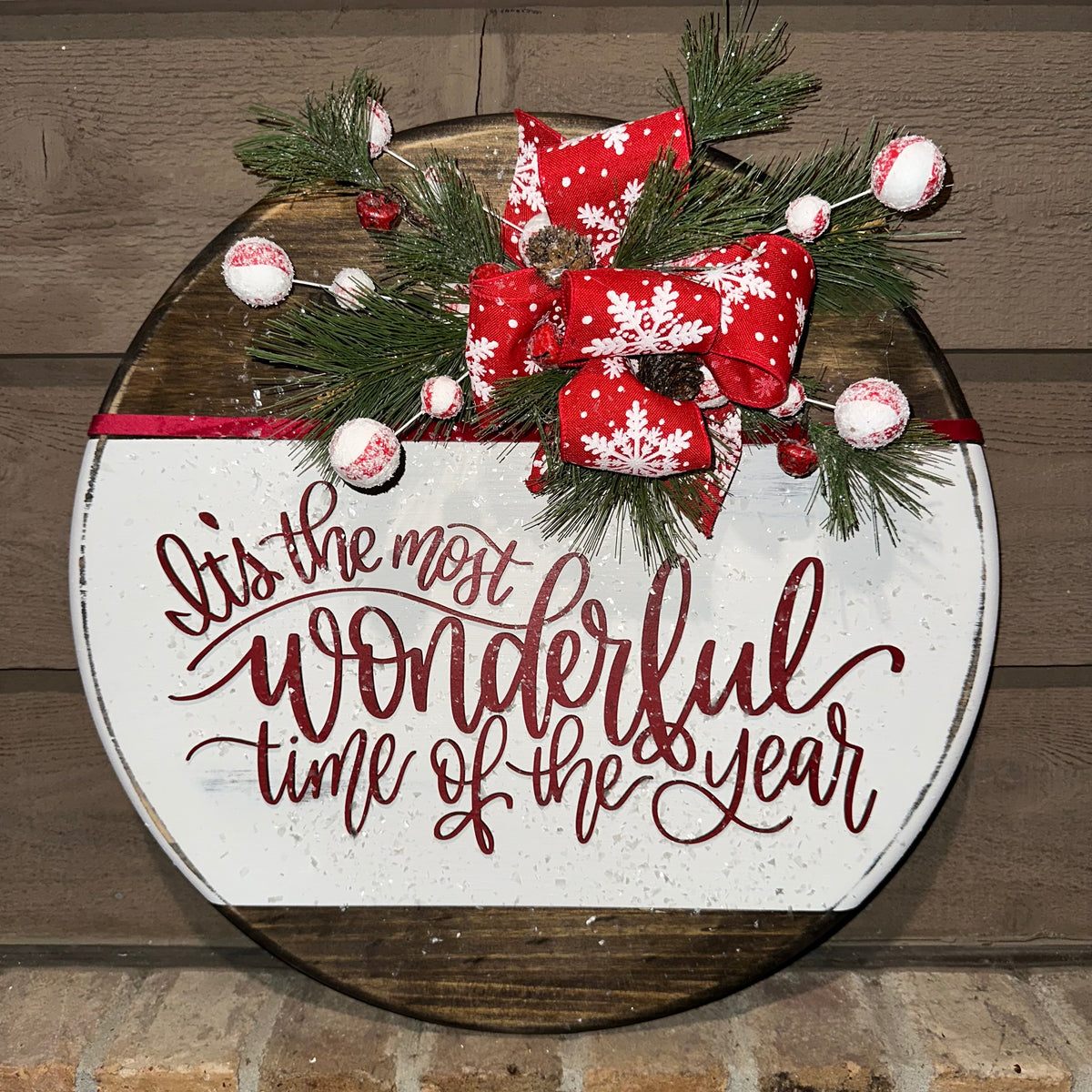 It’s the Most WonderfulTime of the Year | 18&quot; Handmade Sign