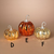 Lighted Pumpkin | Handblown Mercury Glass
