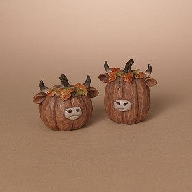 Harvest Pumpkin Highland Cow