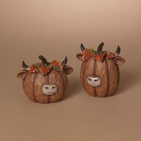 Harvest Pumpkin Highland Cow