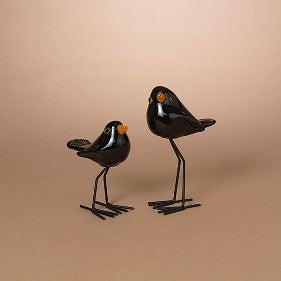 Handblown Glass Crow