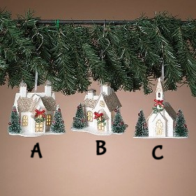 Lighted Sugar House | 5&quot;