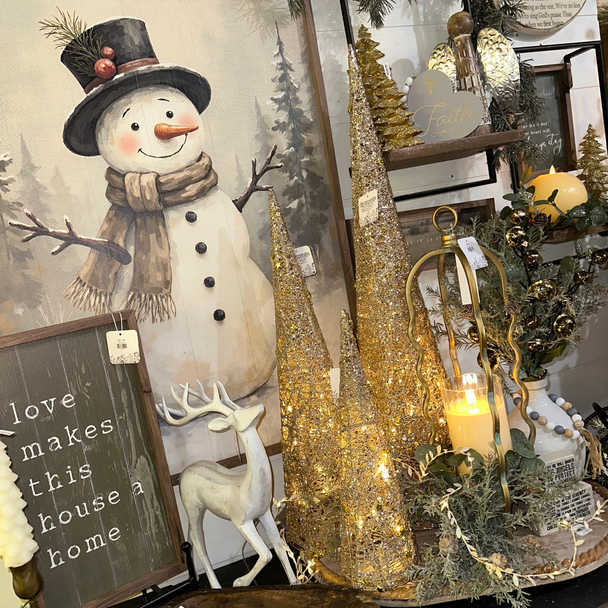 Twiggy Cone Tree | Battery Operated