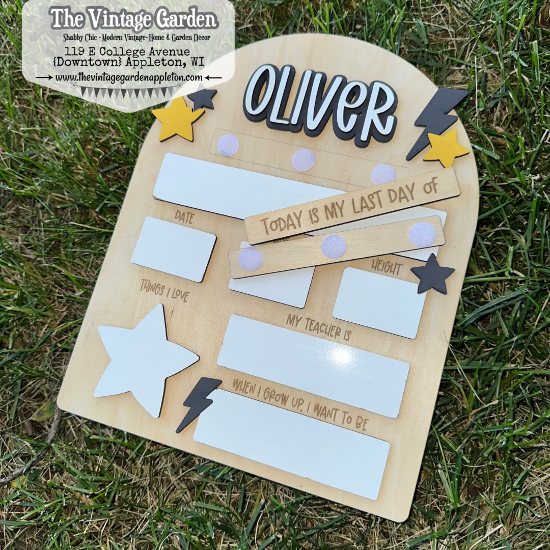 Custom Back to School Board | Personalized