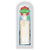 White Lighted Candle Window Cling | Battery Operated