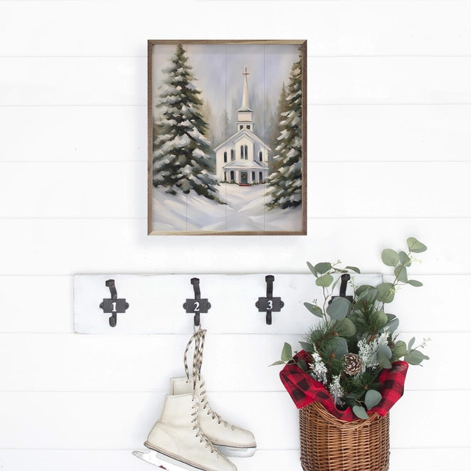 Church in Winter | Wall Art