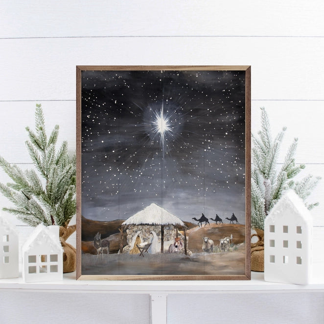 Holy Family Nativity Scene | Wall Art