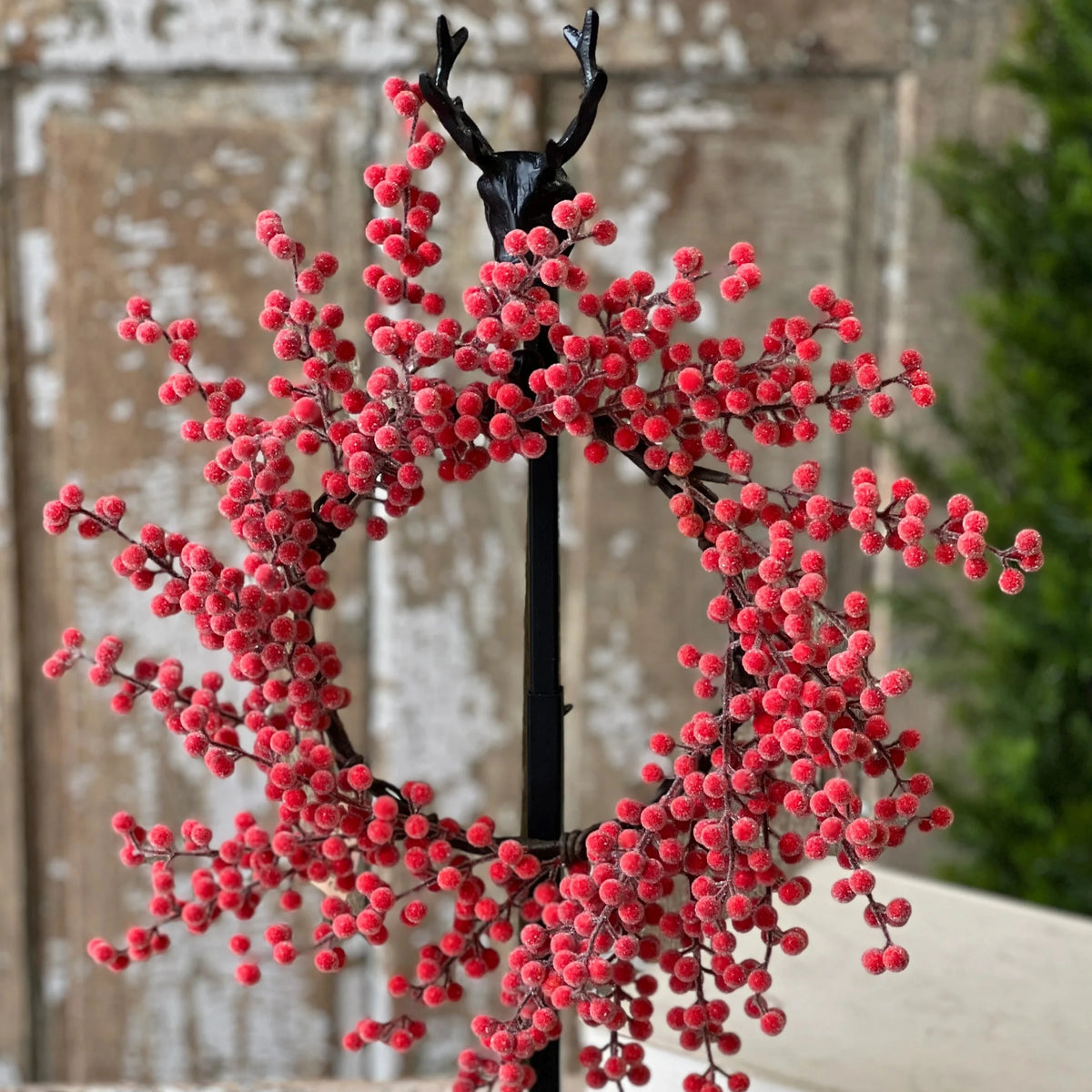 Deer Wreath Holder | Metal