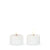 Tealight Candle | Melted Top | Ivory or White | Battery Operated
