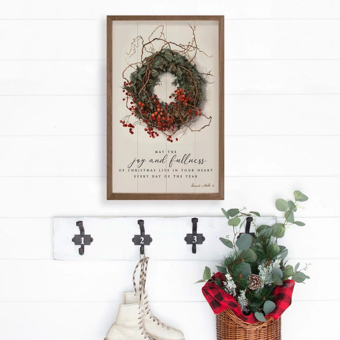 Joy &amp; Fullness of Christmas | Wall Art