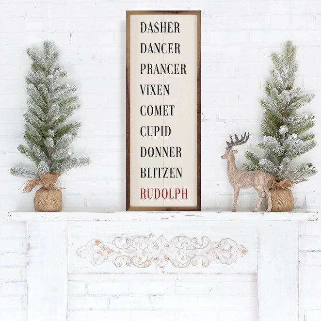 Santa&#39;s Reindeer | Wall Art