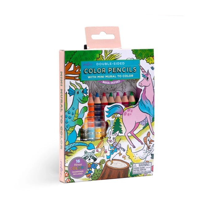 Biggie Pencils with Mini Mural Bundle | Magical Creatures