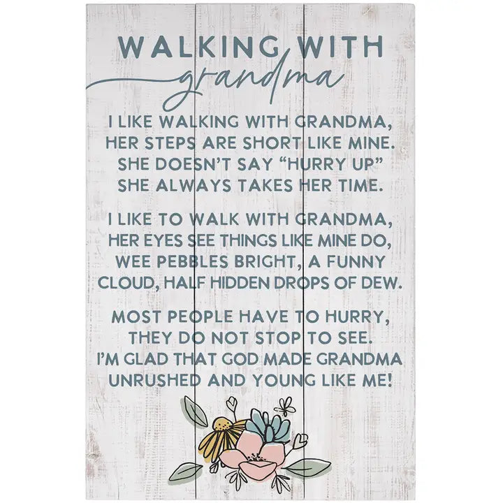 Walking with Grandma | Wall Art