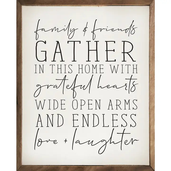 Family &amp; Friends Gather | Wall Art