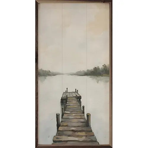 Dock on the Lake | Wall Art