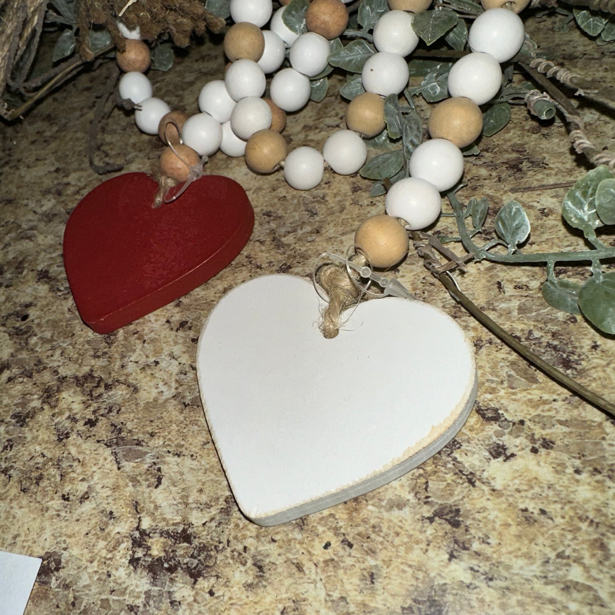 Heart | Beaded Tassel Strand