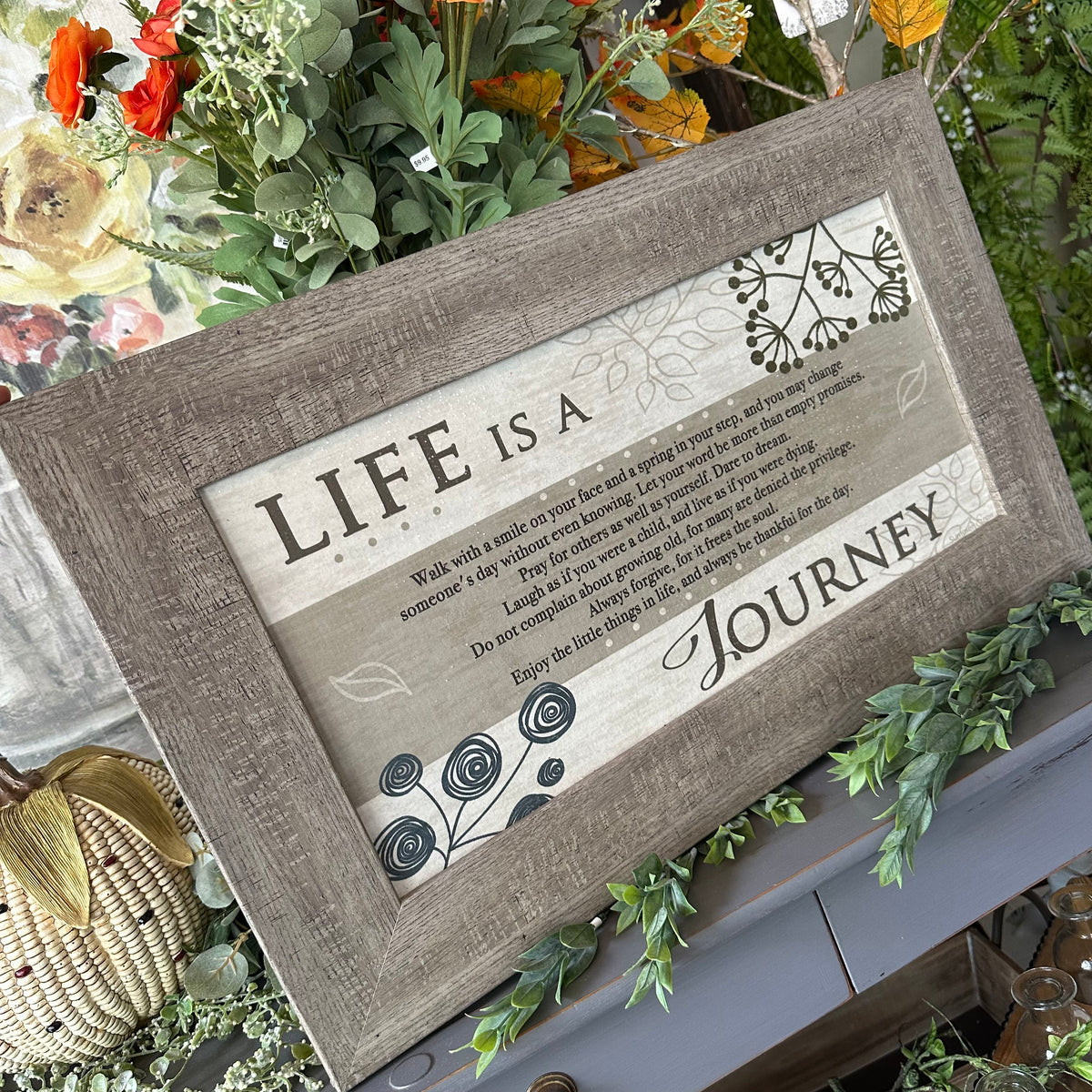 Life is a Journey | Framed Wall Art