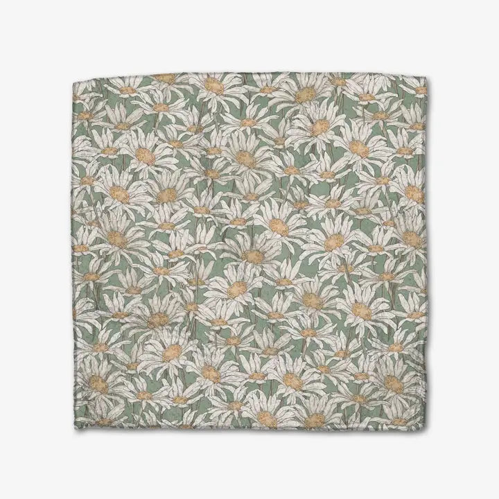 Geometry Kitchen Dishcloth | Springtime Daisy