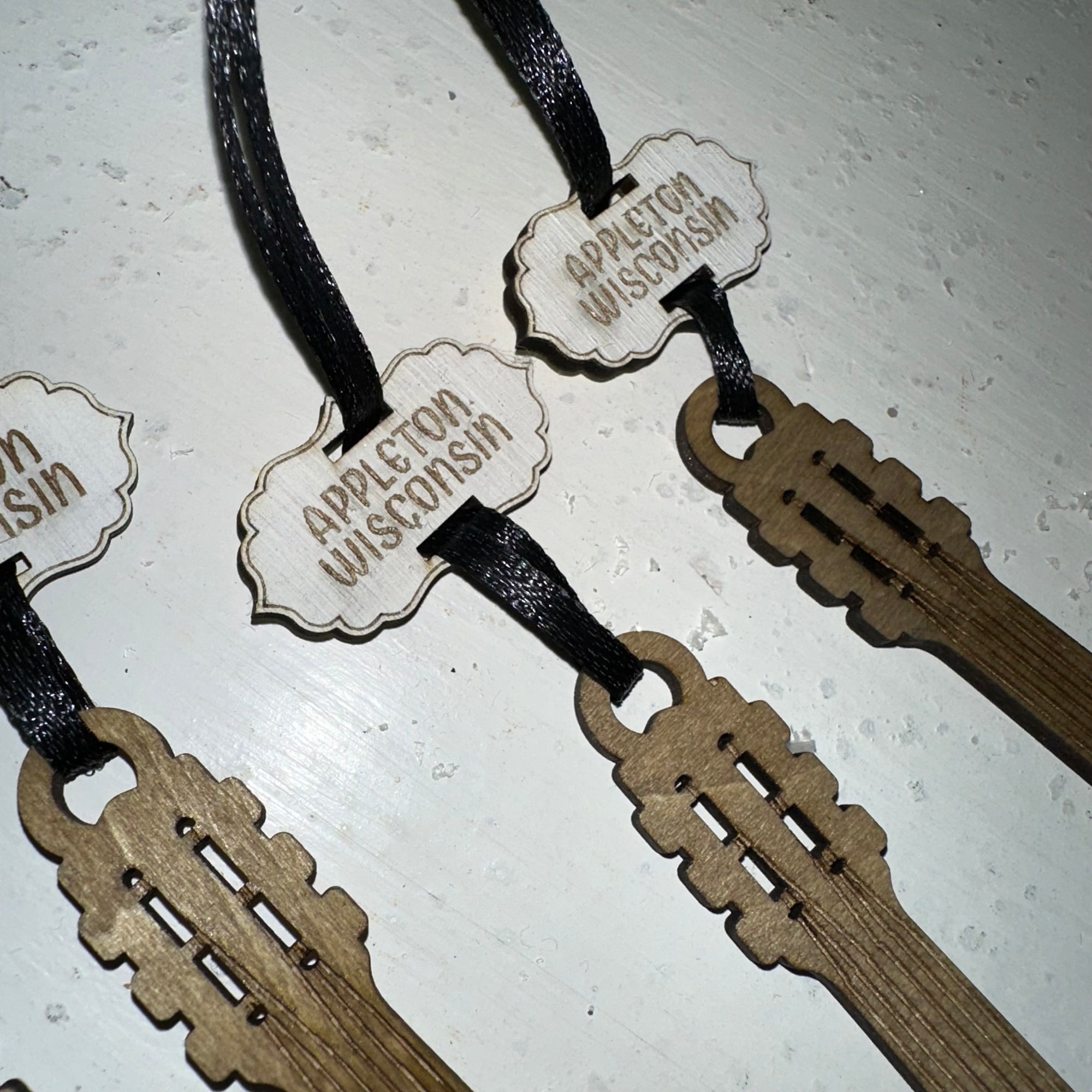 Guitar Ornament | Appleton Wisconsin | Wood Souvenir