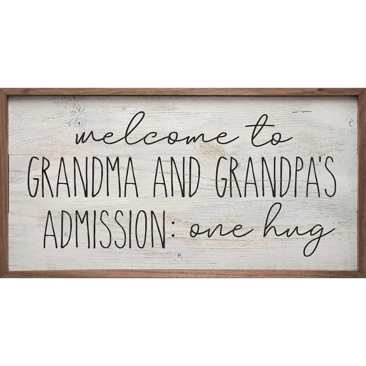 Welcome to Grandma and Grandpa&#39;s | Wall Art