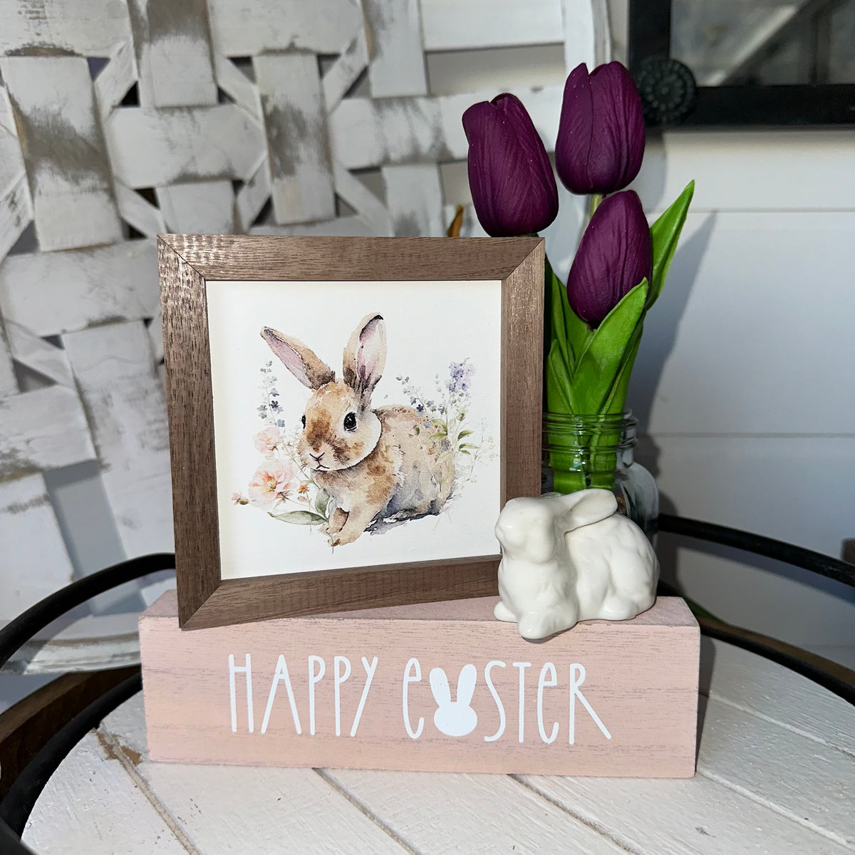 Hello Spring | Watercolor Bunny {Gift Box}