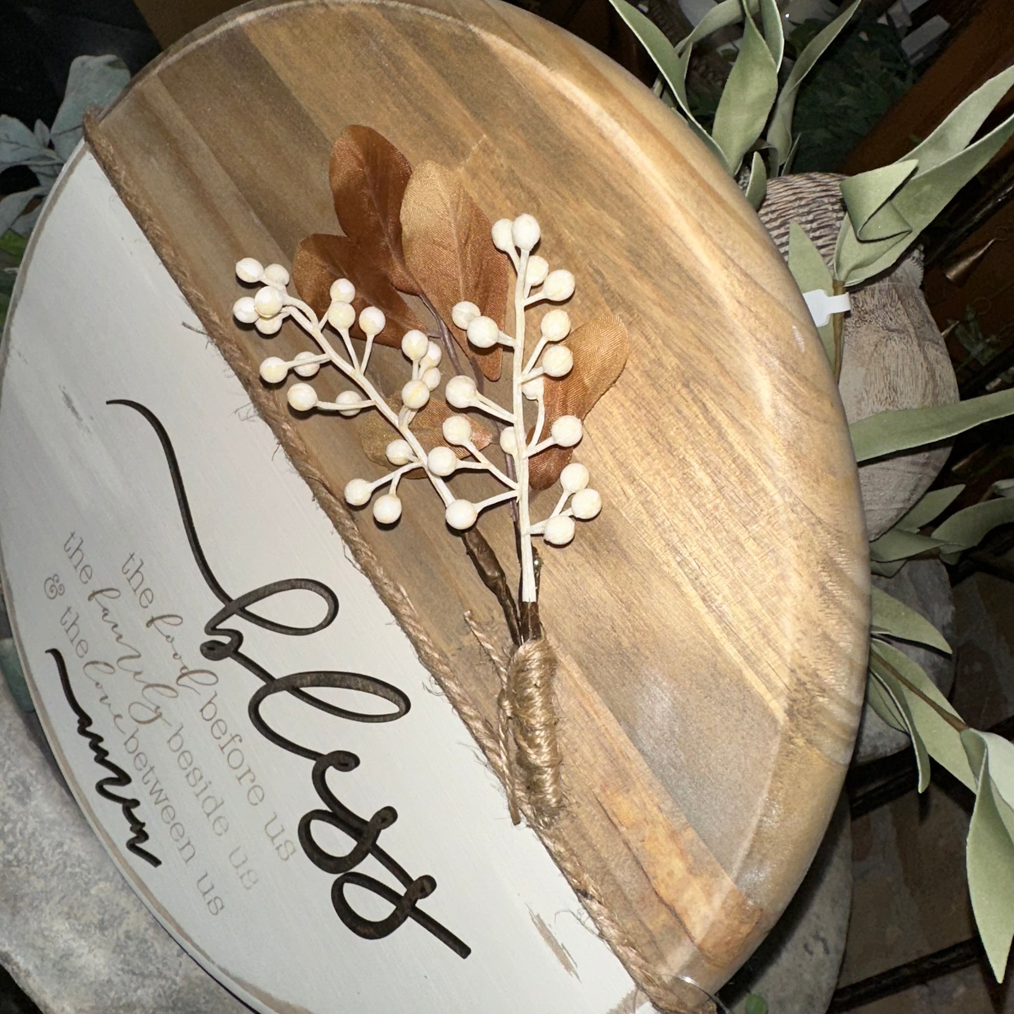 Bless the Food | 12" Handmade Sign