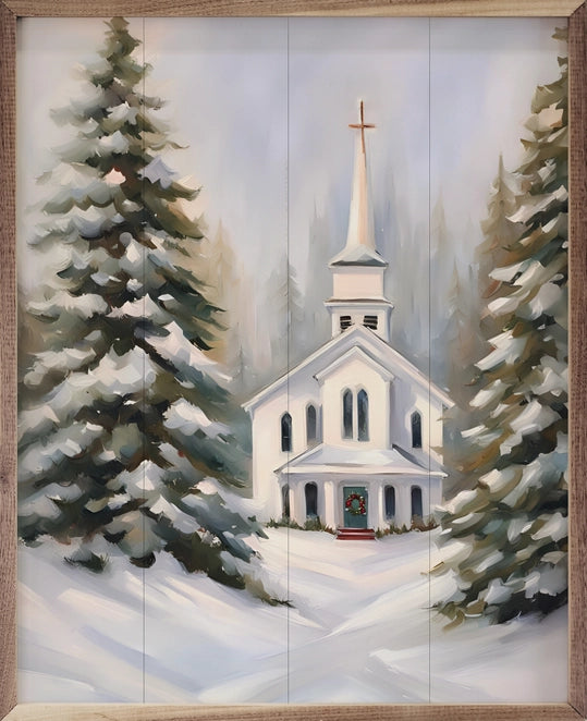 Church in Winter | Wall Art