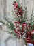 Holiday Cheer Cedar & Ornament Spray | Red