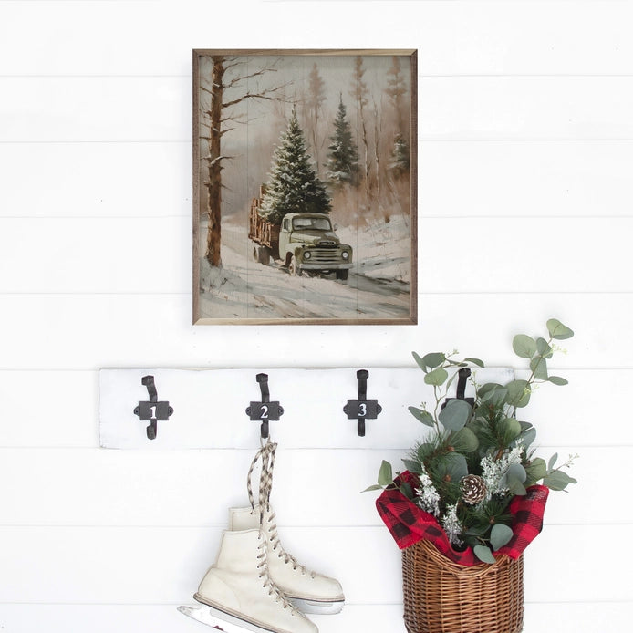 Christmas Delivery Truck | Wall Art