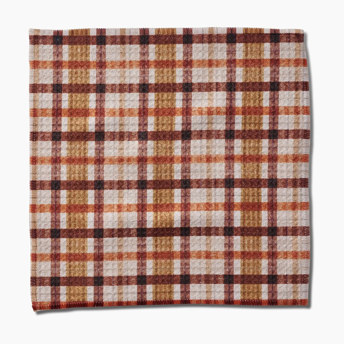 Geometry Kitchen Dishcloth | Maple Plaid