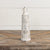 Stamped Metal Taper Candle Lantern | Vintage Cream